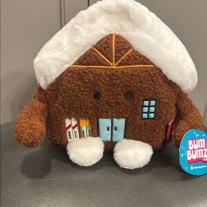 Bum Bunz Chrissy Snowy Cabin Plush NEW